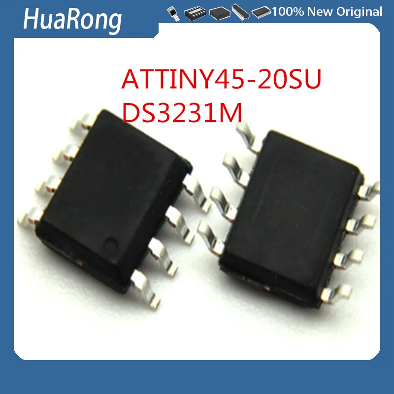 5Pcs/Lot   DS3231   DS3231SN    SOP16      ATTINY45-20SU     DS3231M   DS3231MZ    SOP8