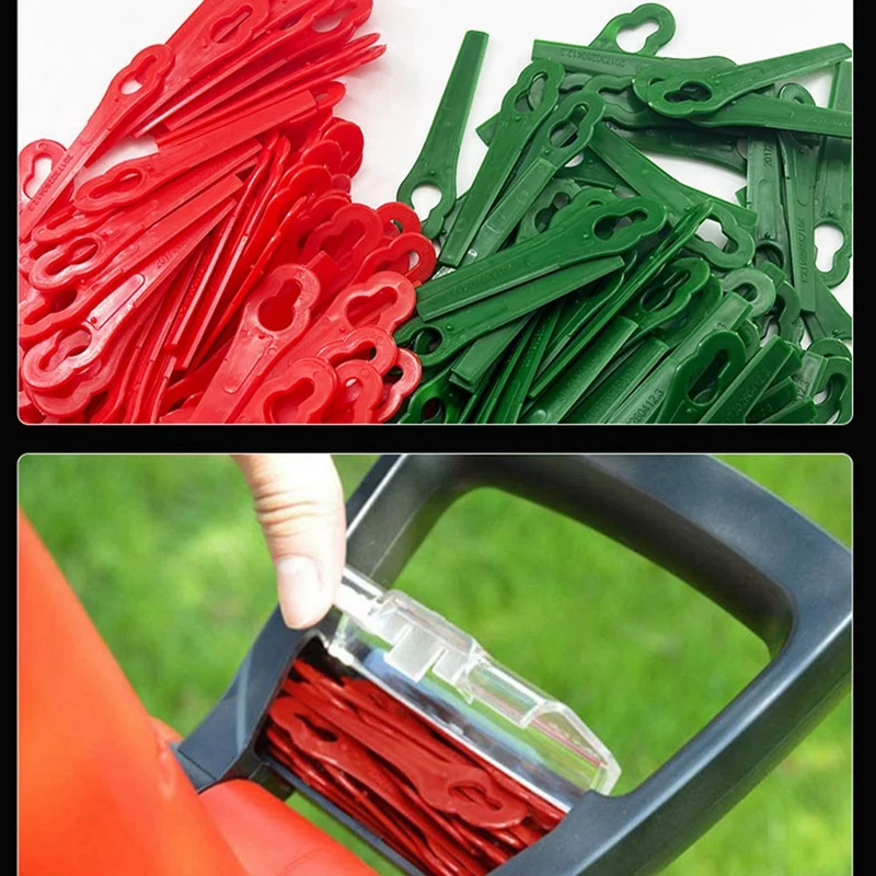 1Set Patio Grasmaaier Trimmer Bladvorm L83 Plastic Trimmer Plastic Grasmaaier Voor Draadloze Grasmaaier