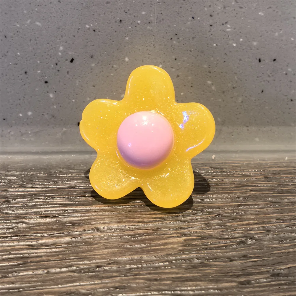 Shoe Charms Flower Lace Buckle Premium Jelly Feel Soft PVC Candy Color Girly Sports Training Shoes Decoration Accessories