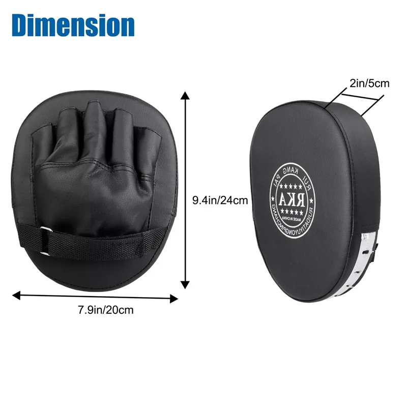 Kick Boxing Gloves Pad Punch Target Bag Men MMA PU Karate Muay Thai Free Fight Sanda Training Adults Kids Equipment 2Pcs/Lot