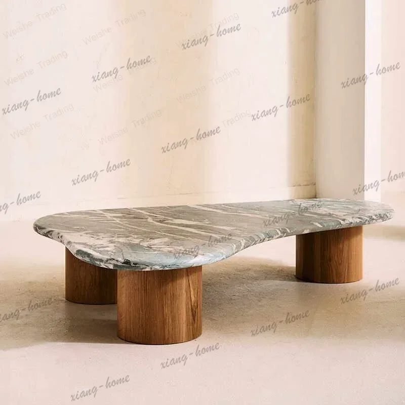 Best Sellers Minimalist Light Luxury Natural Marble Coffee Table Living Room Home Tea Table Coffee Table