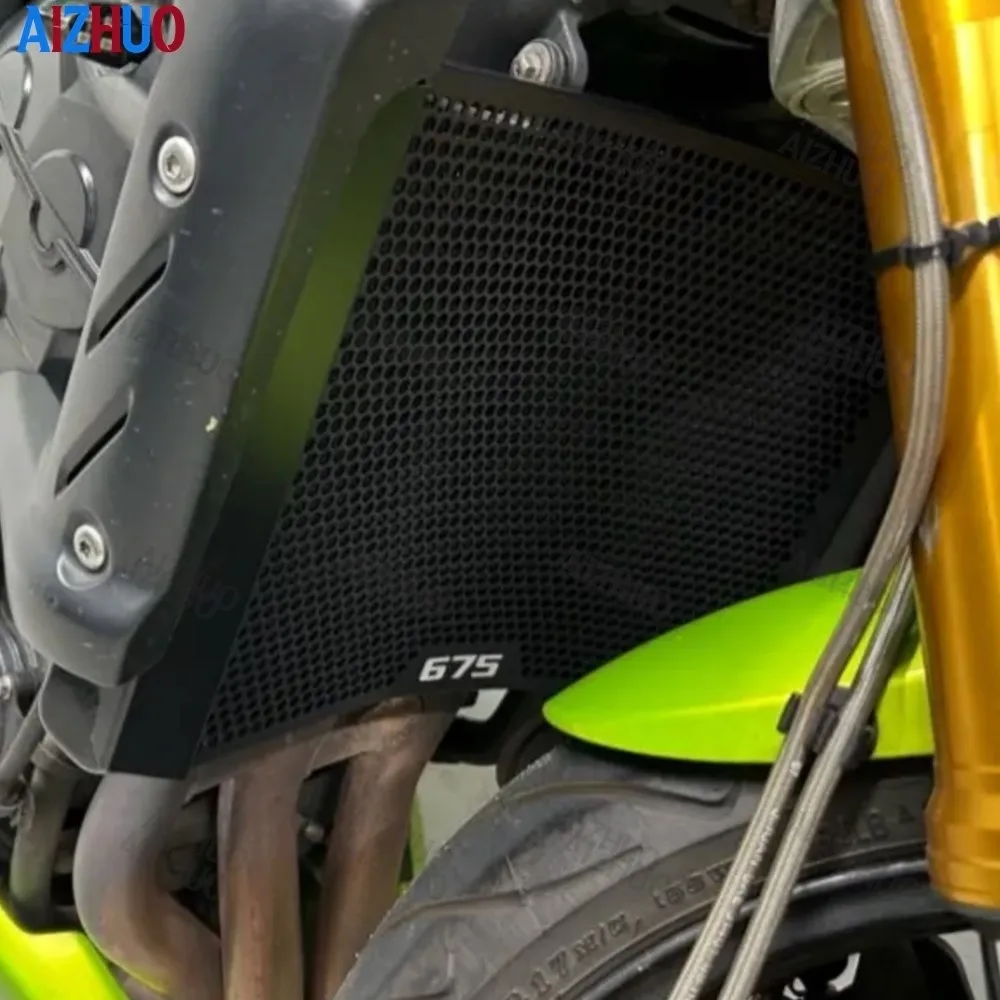 

For Street Triple R 675R 2008-2015 2016 Street Triple 675 Radiator Guard Radiator Grille Cover Aluminium Motorcycle Accessories