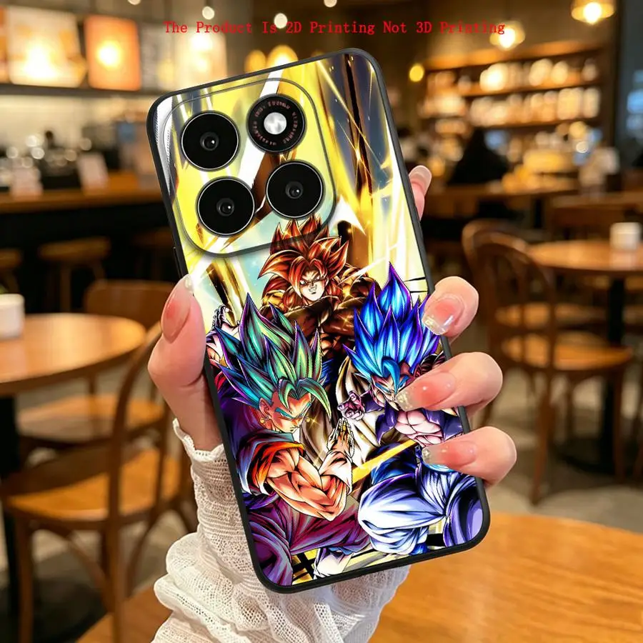 Case for Motorola G96 G50 G86 G60s G51 G73 G53 G30 Edge 70 50 40 20 Pro 30 Lite S30 G71 G32 G52 Phone Cover Dragon Balls Fusion view 6