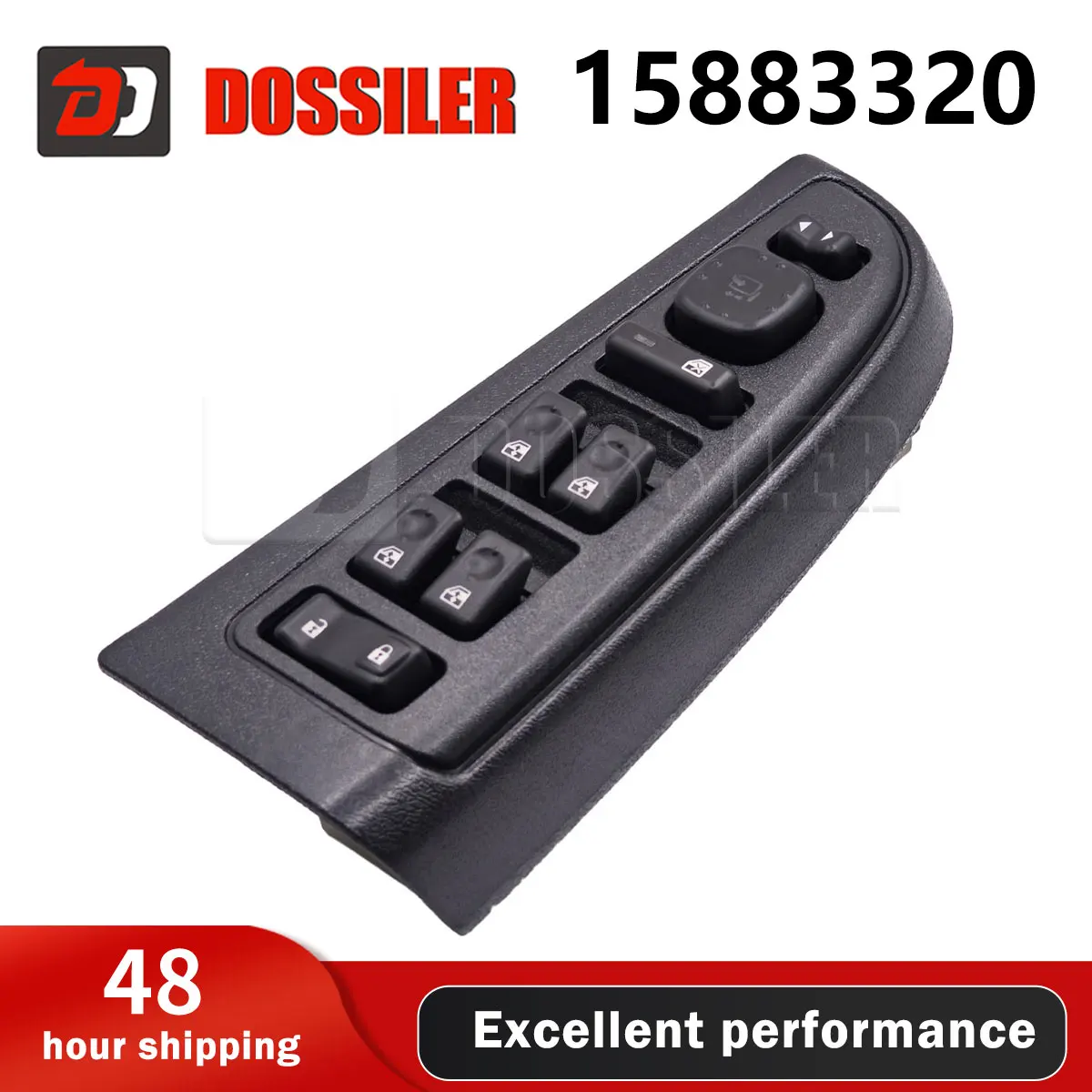 

15883320 Замок двери со стороны водителя, переключатель стеклоподъемника и черная рамка в сборе для Chevy Avalanche Silverado Suburban 2003-2007 годов