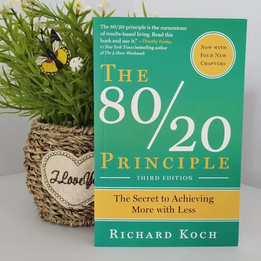 The 80/20 Principle By Richard Koch The Secret to Achieving More with Less Novel Paperback In English.