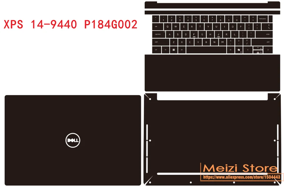 Full Body Laptop Vinyl Decal Cover Sticker Skin For Dell XPS 13 14 15 9440 9315 9333 9365 9370 9380 7590 9500 9530 XPS 7390 9310