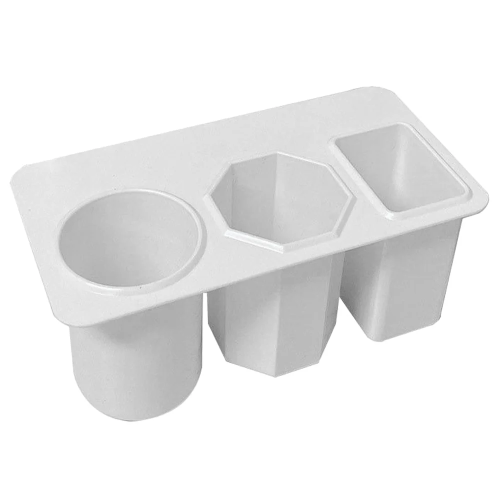 

Desk Side Storage Box Desktop Organizer 3-Grid Pen Holder Office Stationery Storage Box Multi-Functional Sundries