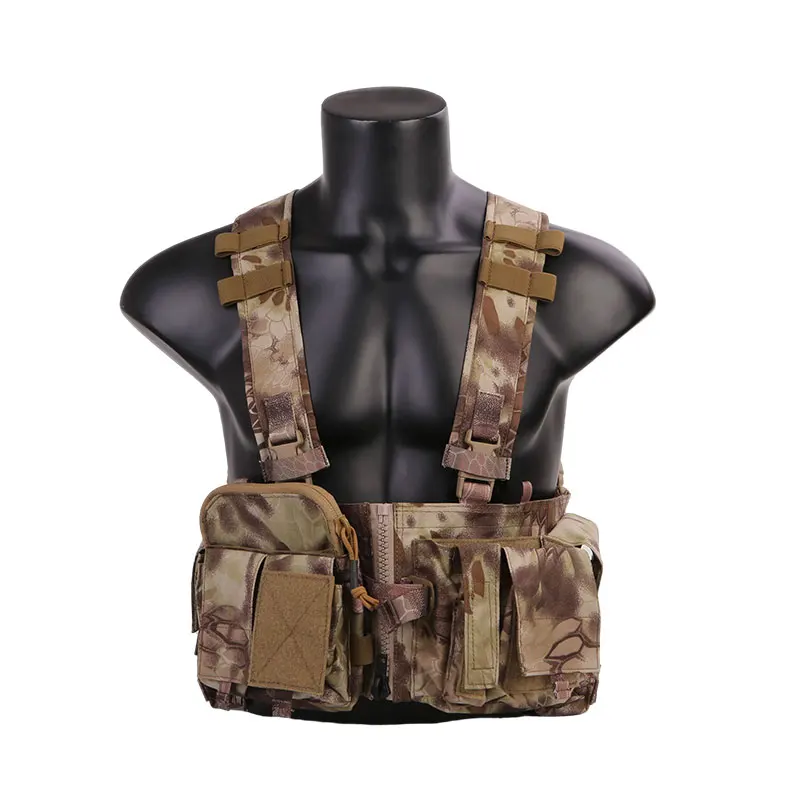 Emersongear Tactical For MF Style UW Gen V Split Front Chest Rigt Detachable W/ Zipper Buckle Milsim Lightweigh Hunting Nylon