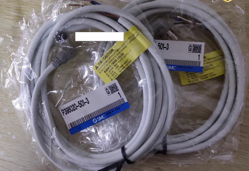 New original SMC proportional valve wire ITV electrical proportional valve elbow type wire cord P398020-501-3