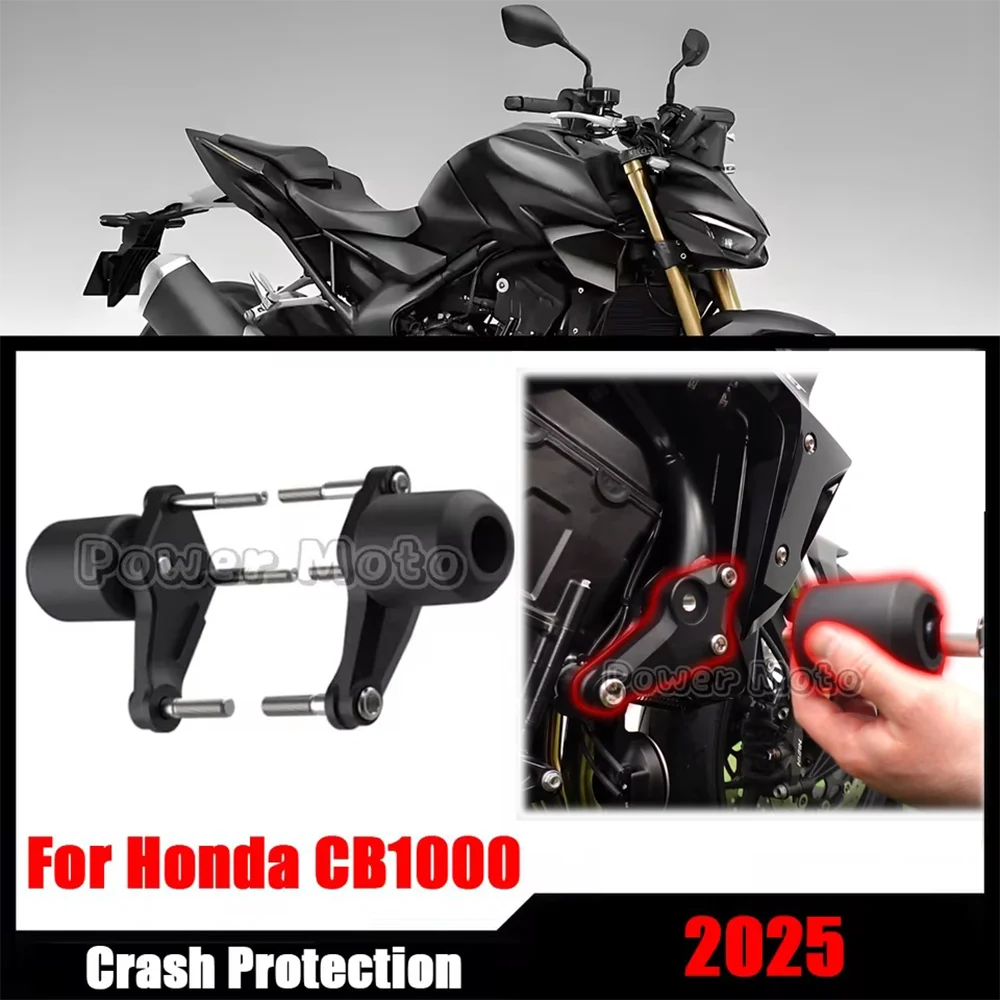 

For CB 1000 CB1000 Hornet 2025 Motorcycle Accessories Falling Protection Frame Slider Fairing Guard Crash Pad Protector