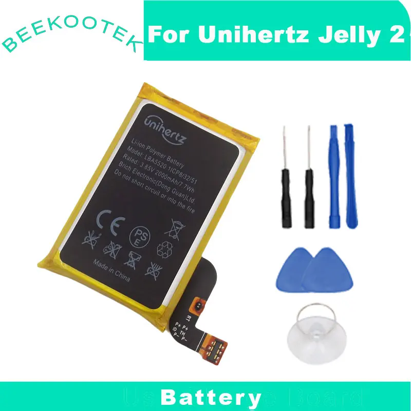 

Новый оригинальный Unihertz Jelly 2, внутренняя батарея сотового телефона, аксессуары для ремонта батареи для смартфона Unihertz Jelly 2