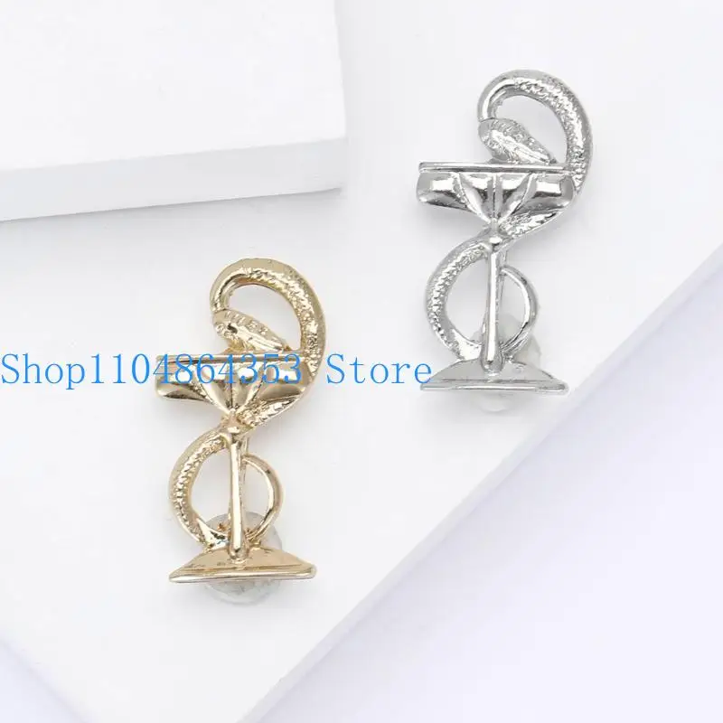 652f عتيقة الأفعى بروش دبوس المادة الفريدة من نوعها Serpentines Designs تعزز شارة الموضة للأساليب المختلفة #2