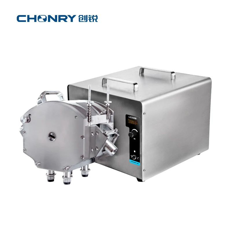 LG350M Stepper Motor Peristaltic Pump Chonry Large Flow Rate Liquid Constant Transfer Peristaltic Pump