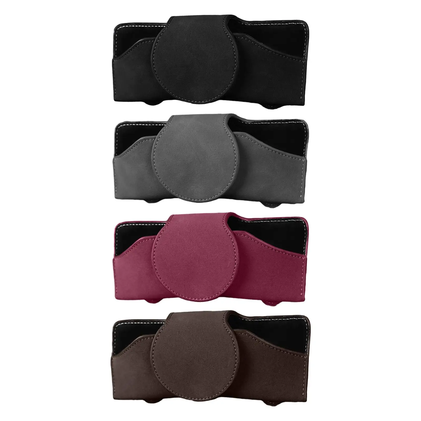 Araba Güneşlik için Güneş Gözlüğü Tutucu Dayanıklı Seyahat Belge Tutucu Evrensel