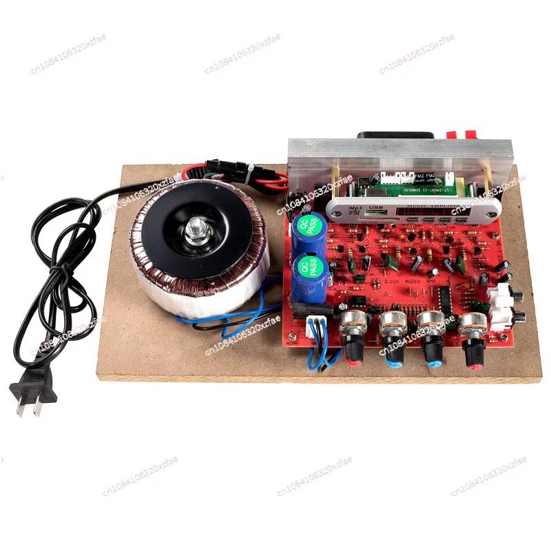 220V high power bluetooth power amplifier board 2.1 channel DIY fever subwoofer audio speaker main board