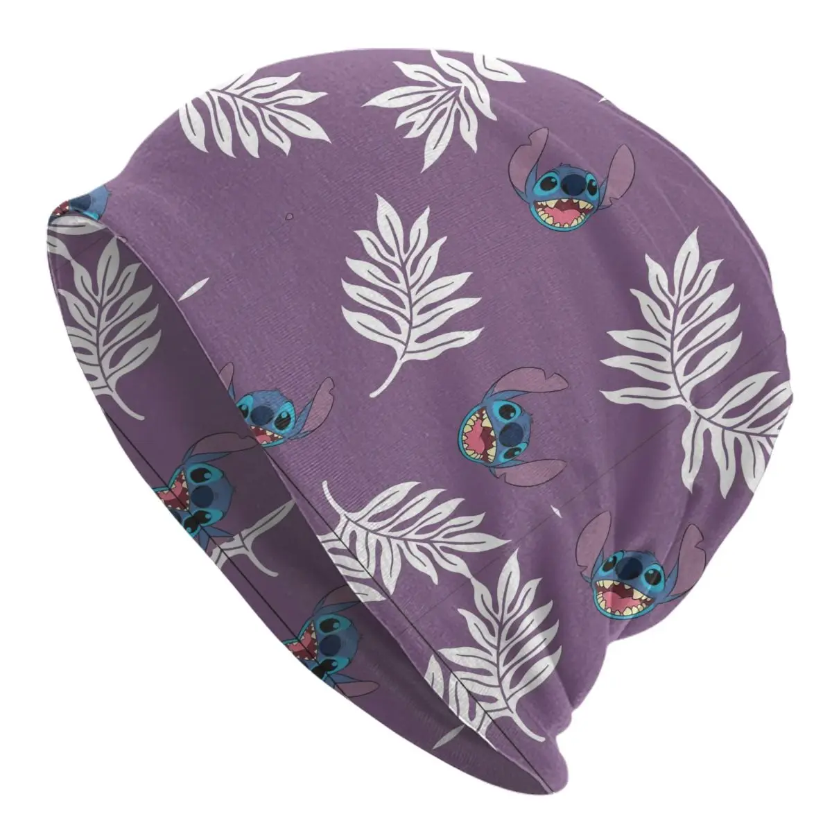 

Stitch Smile Skullies Beanies Hat Autumn Winter Unisex Outdoor Caps Warm Multifunction Bonnet Hat