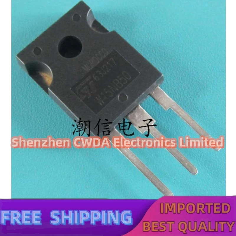 10PCS-20PCS  W15NB50 STW15NB50  15A 500V    In Stock 