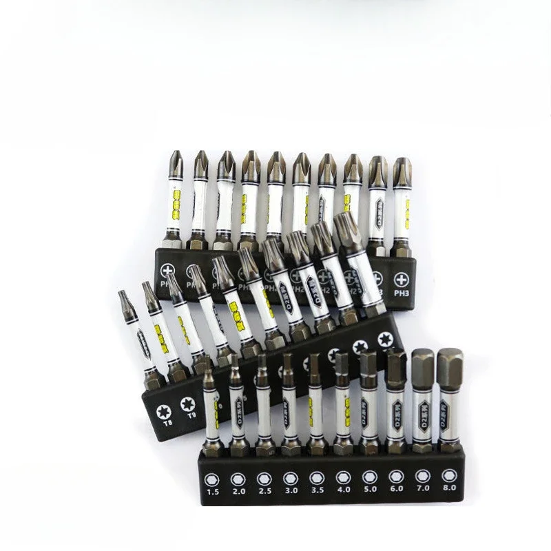 2024New upgrade 1/4 Screwdriver Bit Set Impact Drill Batch Head Torx Hexagonal Cross Head Magnetic Tamper Proof Screwdriver Bits