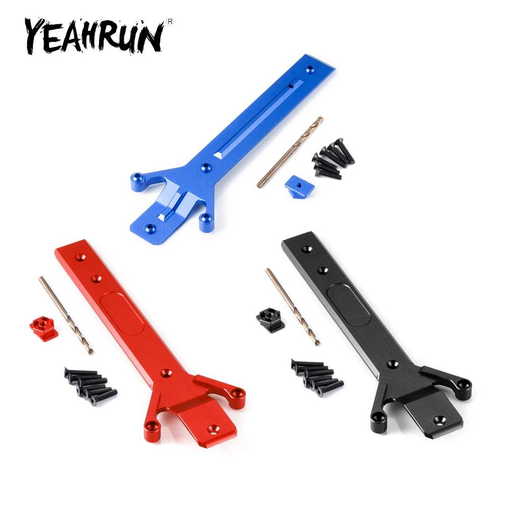 

YEAHRUN защитная пластина шасси из алюминиевого сплава для Traxxas 1/16 Mini Maxx 2S, детали для обновления радиоуправляемого автомобиля