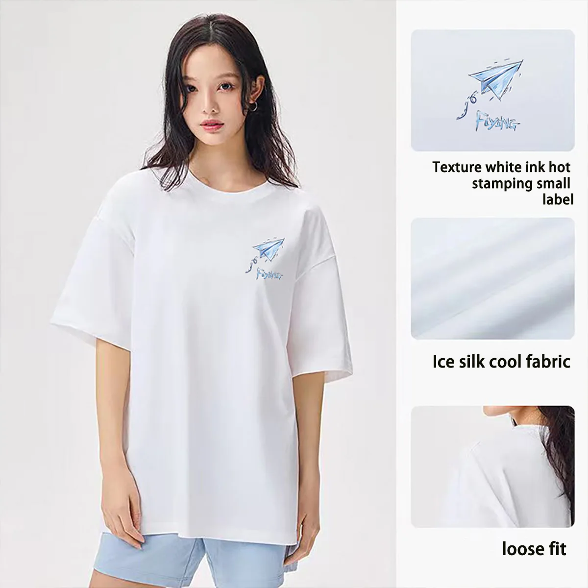 

Men's Women's Printed T-shirt Round Neck Short Sleeve Spring Summer Couple's Wear Student Wear Youth TOP
