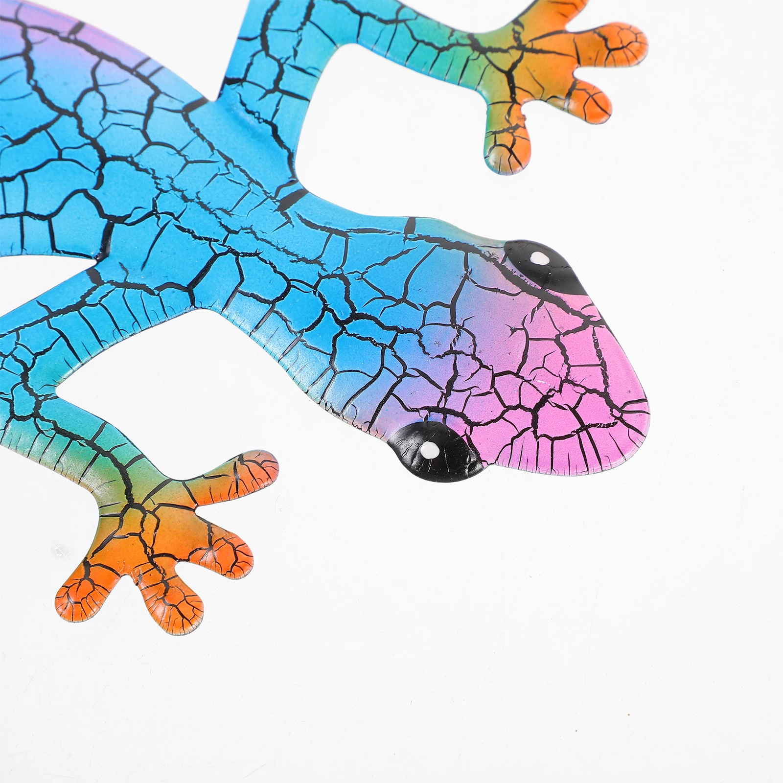 

3 Pcs Decorate Wall Decoration Lizard Crafts Home Decorative Metal Hanging Gecko Garden Ornament