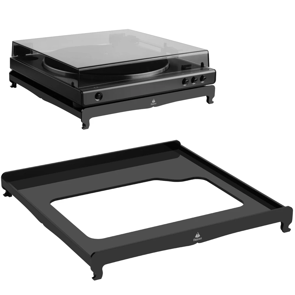 

M86K Desktop Stand for AT-LP60XBT- Turntable, Acrylic Tabletop Holder Turntable Stand Display Shelf