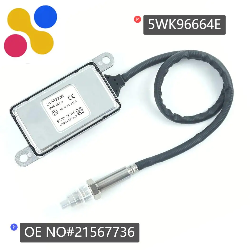 

5WK96664E 21567736 New Nitrogen Oxygen Sensor 5WK9 6664E High Quality NOX Sensor for Volvo Factory Wholesales Truck Parts 24V
