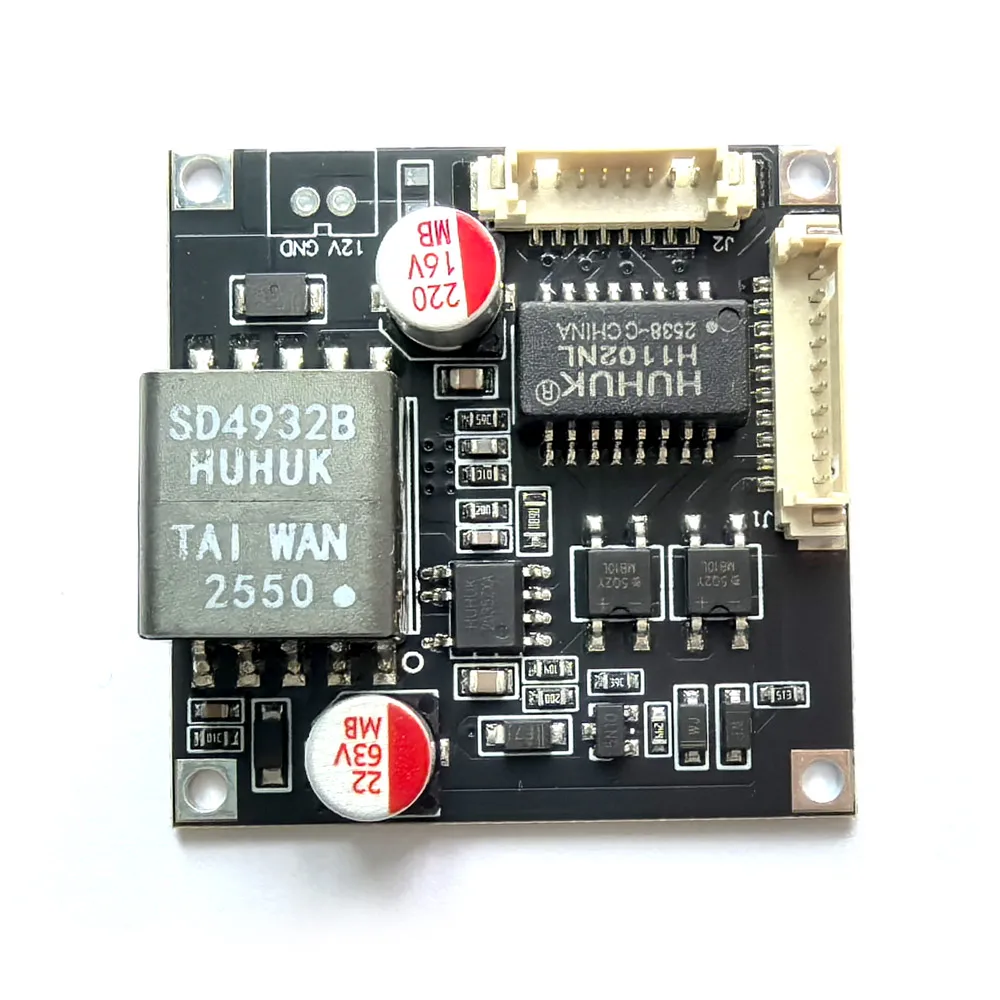 الذكية 12 فولت/2A إخراج POE وحدة لوحة دارات مطبوعة الطاقة عبر إيثرنت CCTV 48 فولت IEEE802.3af/at لكاميرا ip