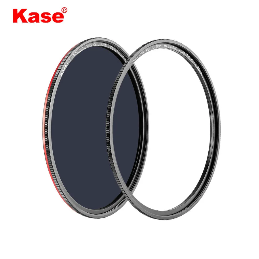 Kase KW Revolution Magnetic ND8 ND64 ND1000 Filter  with magnetic adapter ring 58 62 67 72 77 82 95m Camera lens filterm