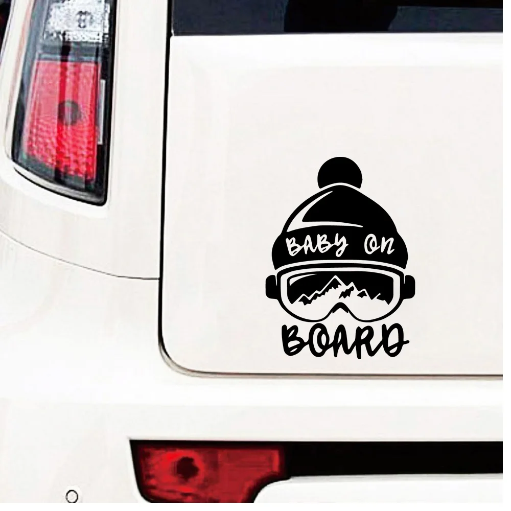 Baby on board Car Decals Safety Alert Vinyl Stickers for Windows & Body fashion cartoon accessories decoration