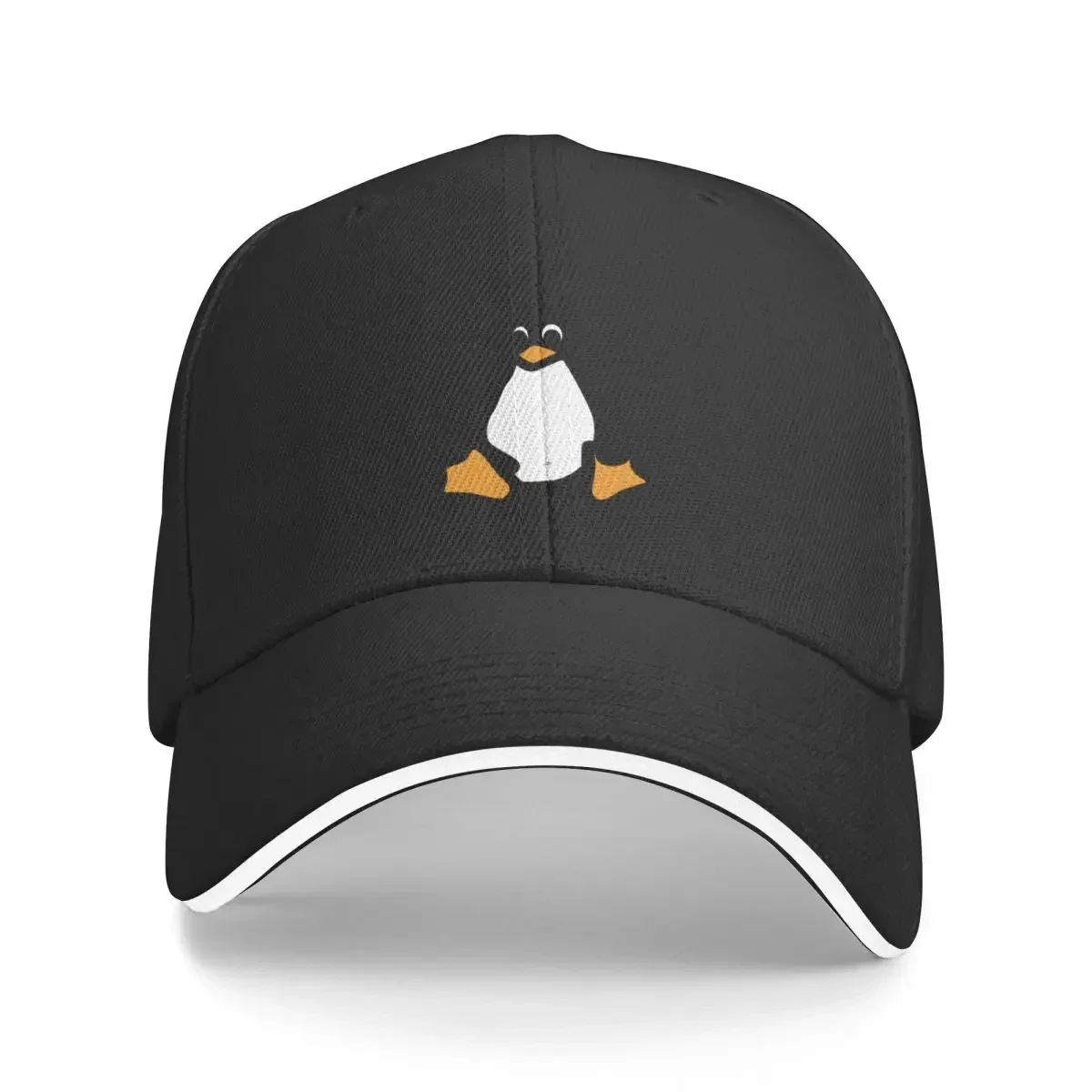 

linux tux demented Baseball Cap luxury caps Golf Wear Boy Child Women's