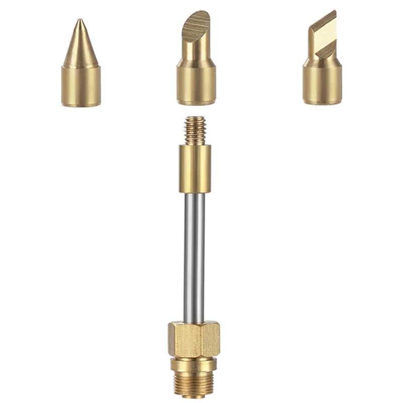 AA01-3X 510 Interfaccia Saldatore Punta USB Saldatore Punta Strumento di Saldatura 15W Testa di Taglio Strumenti di Saldatura a Forma di Ferro di Cavallo