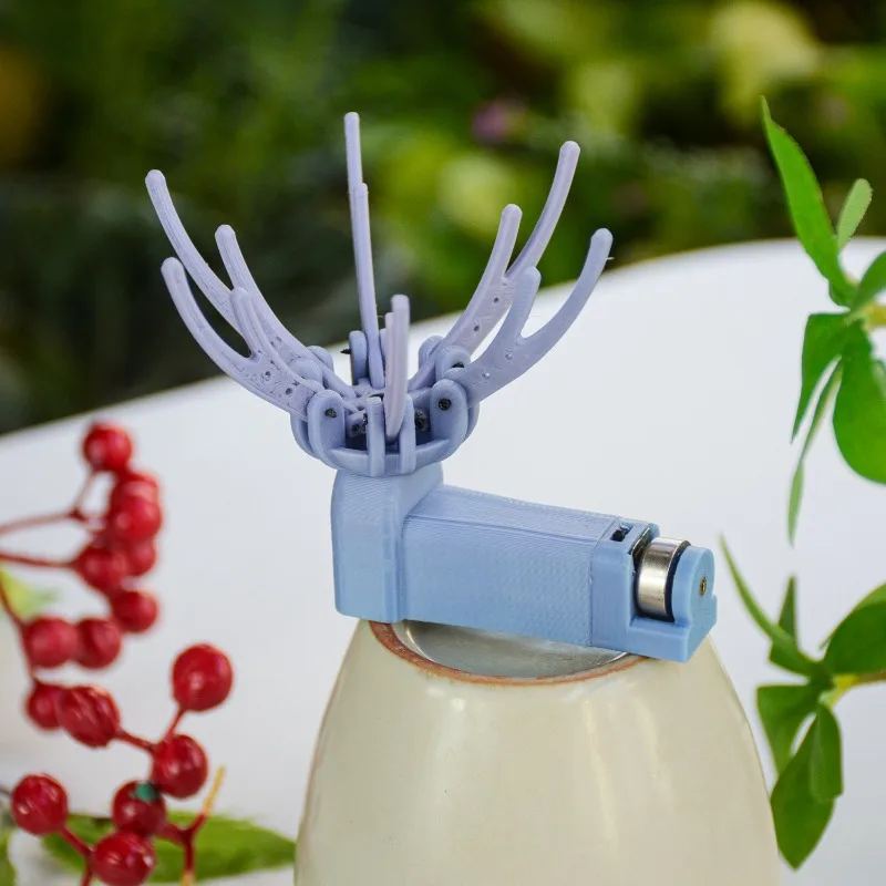 DIY Mini Electric Flower Petal Opener Mini  Mechanical Petal Opener  Simulation Opening and Closing Device DIY Petal Prop