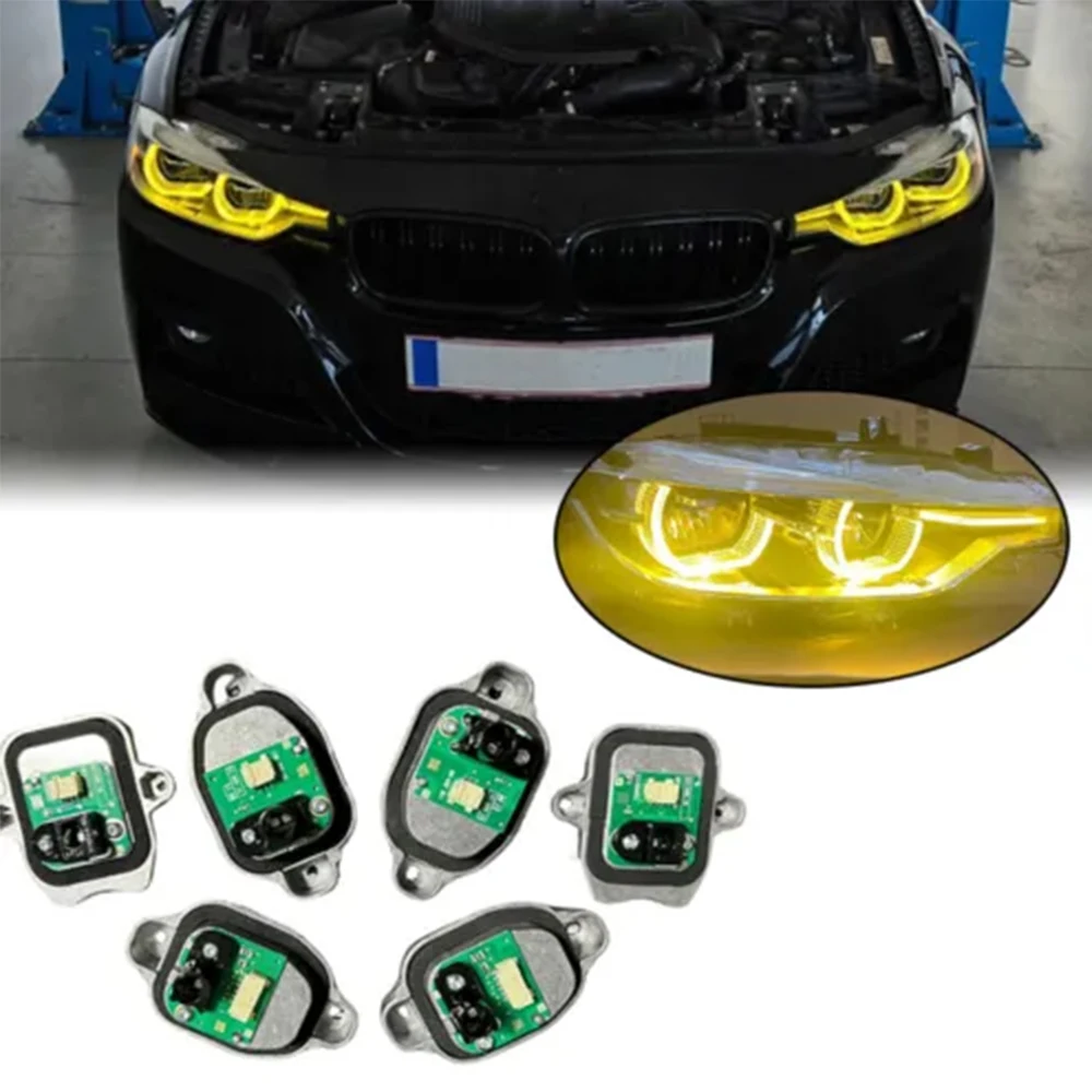 

CSL Yellow DRL LED Modules Board Set For BMW 3 Series F30 F31 LCI LED Headlight 2016 2017 2018 Daytime Running Lights Red Blue