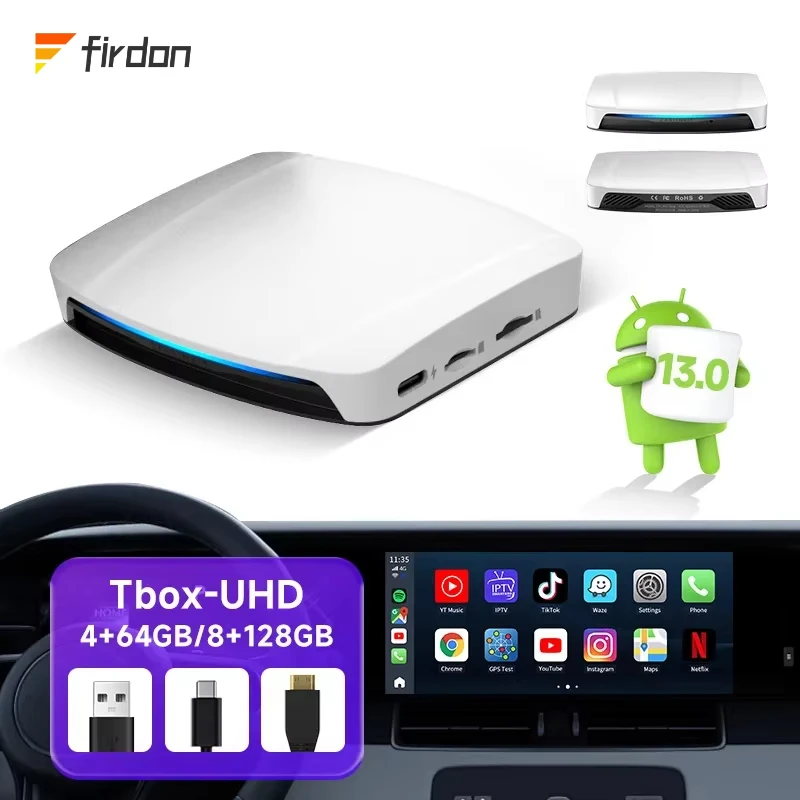 

Carlinkit portable wireless Car play Box carplay 8GB 128GB usb Android Auto Dongle tbox uhd HDMI ai box for Apple iphones