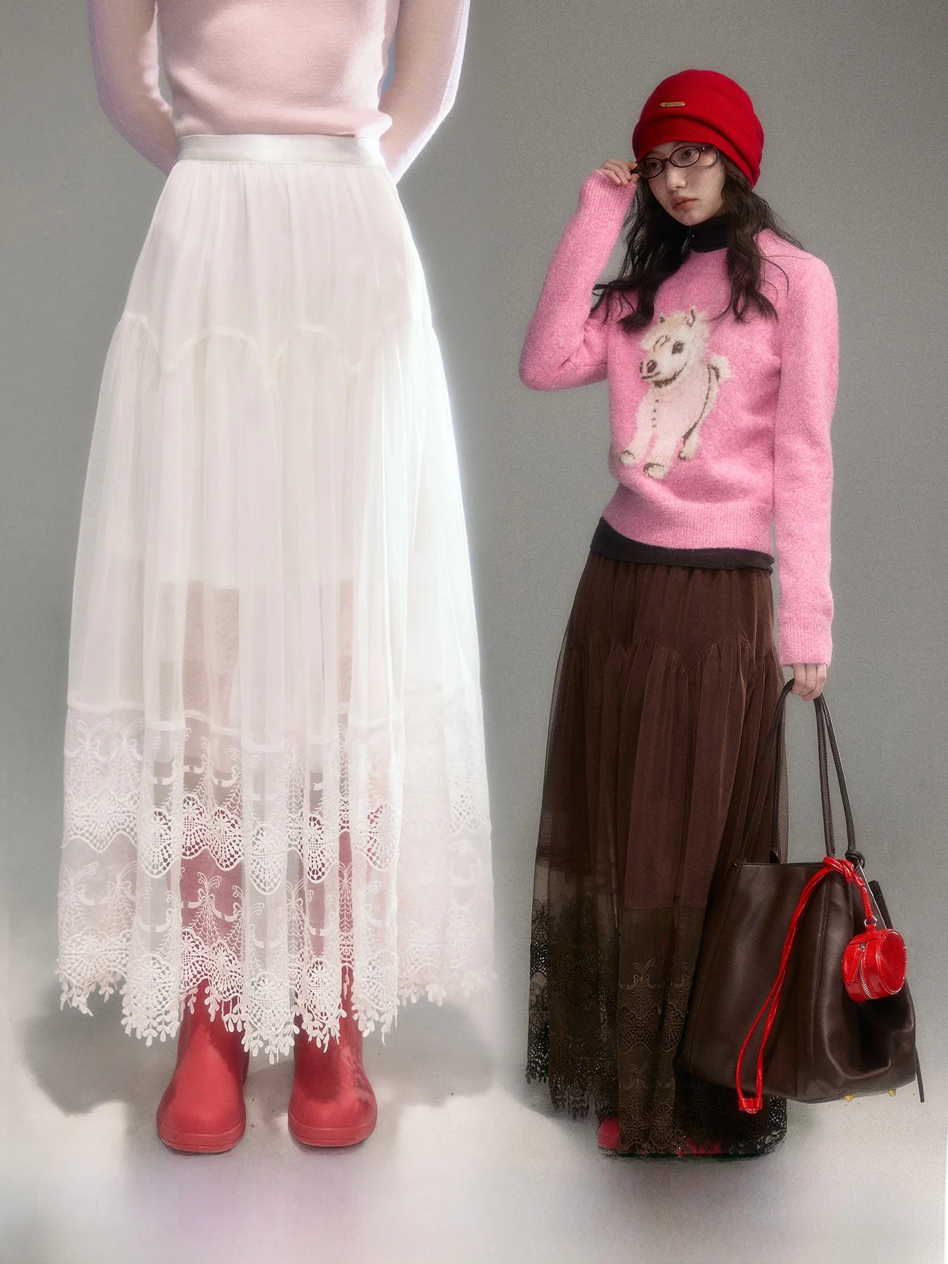 

Оригинальный дизайн, многослойная кружевная юбка А-силуэта в винтажном стиле для женщин, повседневная, из полиэстера