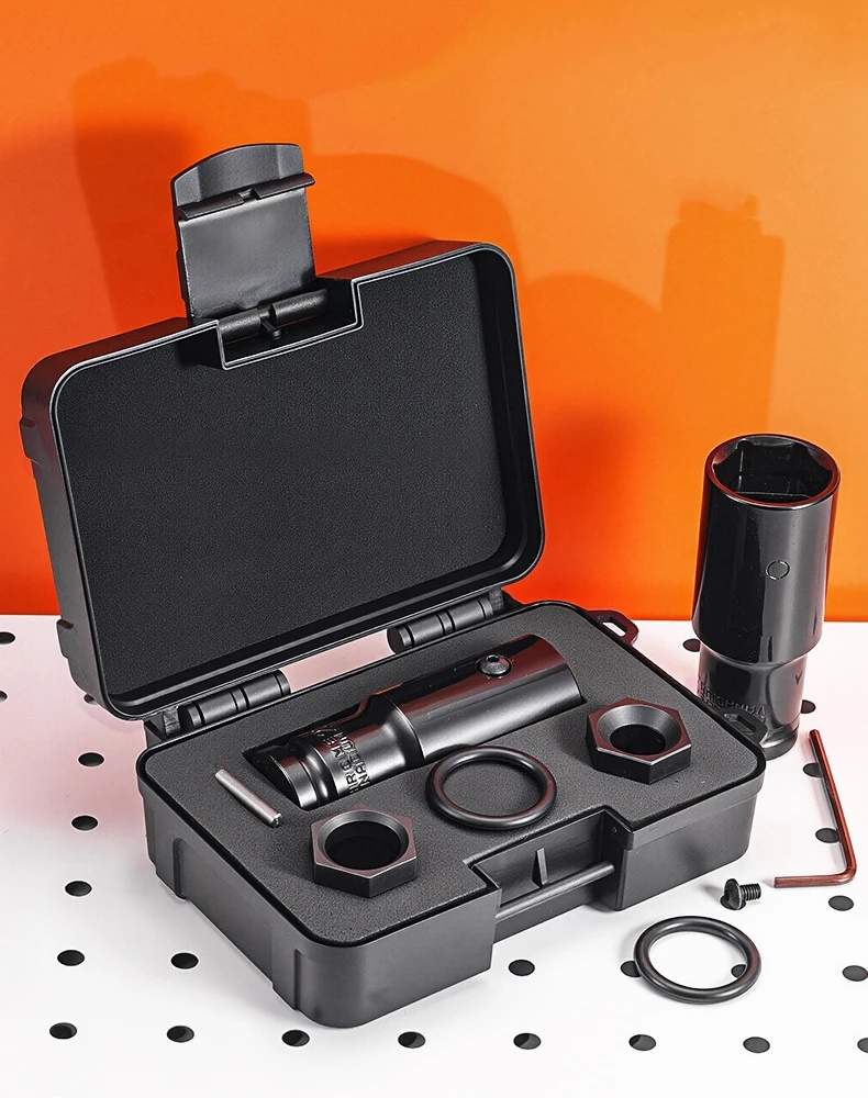 1/2Inch Drive Impact Socket 12/14/16/22/24mm Multifunction Screw Rod Scaffold Shelf Disassembly Sleeve CR-M Steel Impact Socket