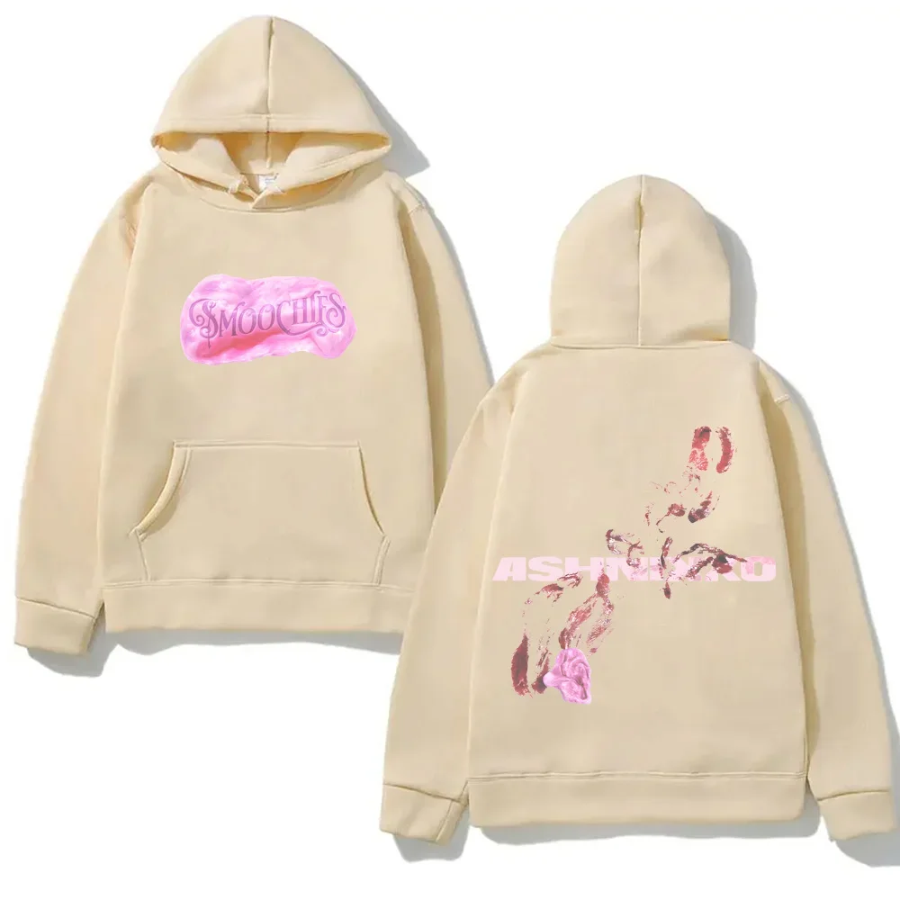 BUCKTOOTH SMOOCHIES HOODIE Ashnikko Singer's same style High Quality Grunge Sweatshirts Punk Long Sleeve Soft Clothing Hooded