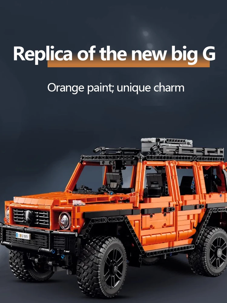 

Chinese Building Blocks Product Number 4545 Mercedes Benz G500 Racing Assembled Toy Big G Off road Sports Car 2900PCS Model Male