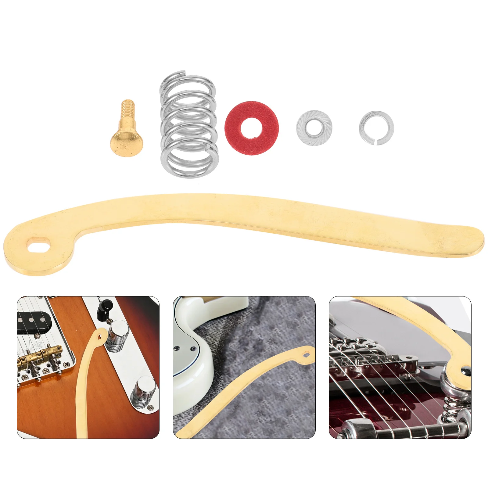

1 set Metal Bridge Accessories Whammy Bar For Electric Guitar Single Tremolo Arm Replacement Durable Guitar Parts