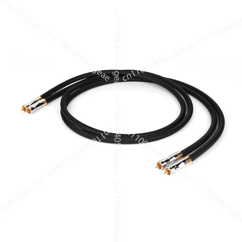 

RCA audio cable, mixed cable, four-core shielded double lotus head signal cable