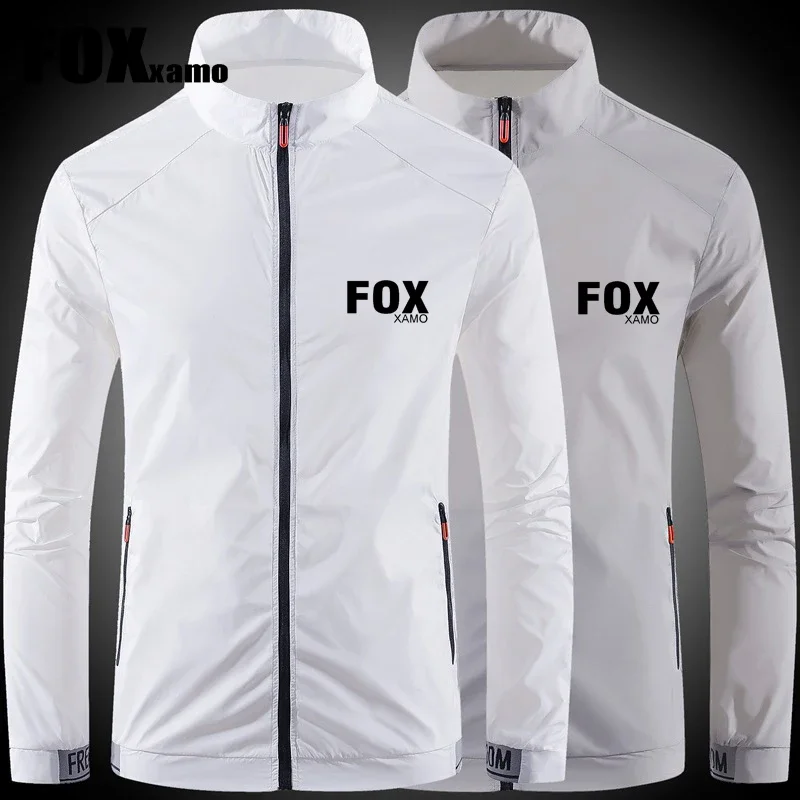 FOX Xamo Men's Cycling Windproof Mountain Bike Bike Jacket Long Sleeve Waterproof Clothing Cycling Wind Coat Mtb Enduro