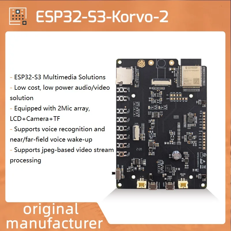 

ESP32-S3-Korvo-2 Development Board Multimedia Solutions