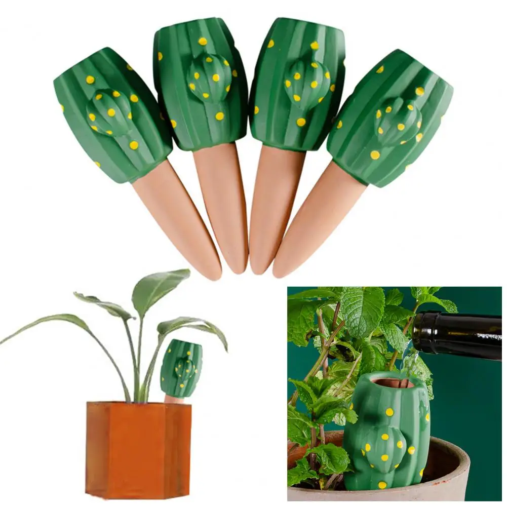 Indoor Plant Hydration System Ceramic Self Watering Plant Spikes Set for Indoor Outdoor Plants Automatic Flower Watering for Pot