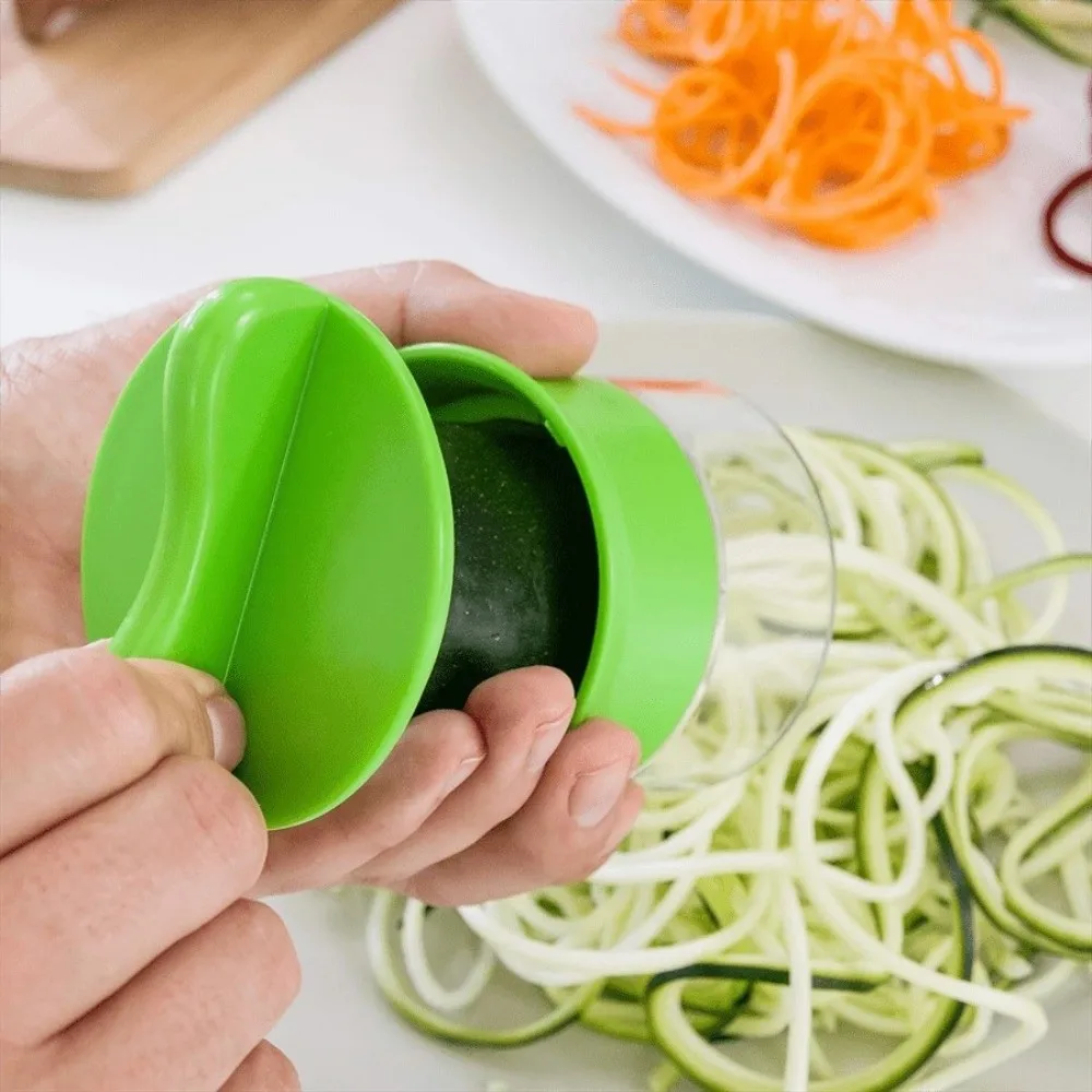 Innovative Adjustable Vegetable Slicer Easy To Clean Handheld Food Spiralizer Multifunctional Fruit Spiral Slicer Cucumber