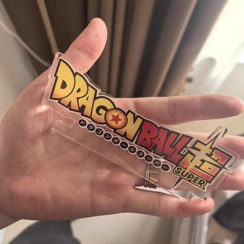 [En stock] Soporte acrílico con logotipo de Dragon Ball - Colección de carteles de exhibición de anime de la serie Super/Gt/Hero/Z/World Tournament