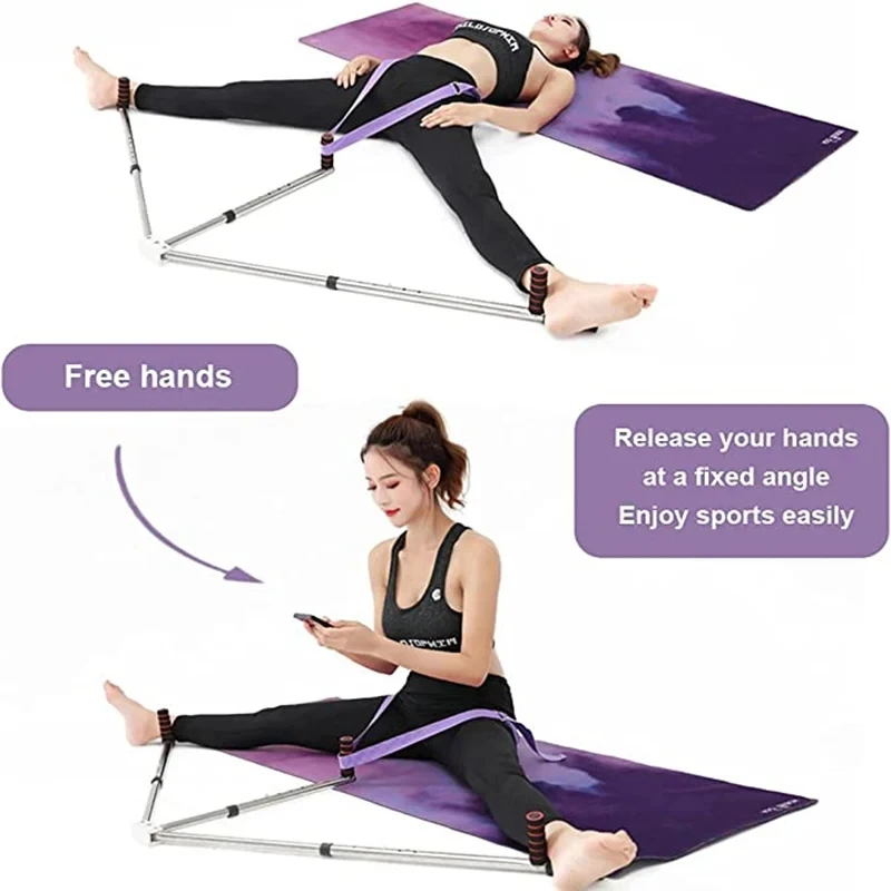 3 Bar Leg Stretcher Adjustable Split Stretching Machine Stainless Steel Home Yoga Dance Exercise Flexibility Training Equipment