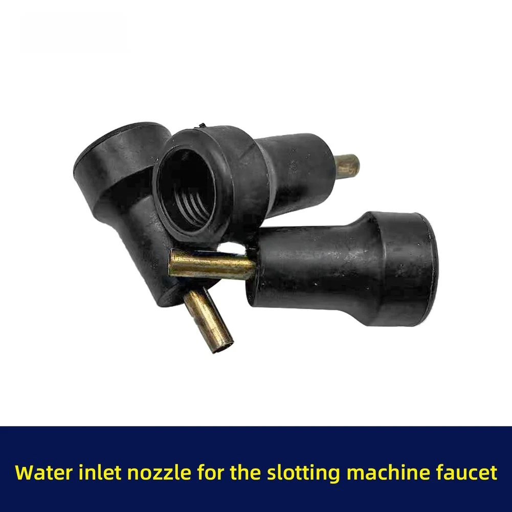Water Inlet Nozzle For 110mm Stone Cutting And Grooving Machines, Rubber Copper Faucet Adapter With 16.5mm Interface