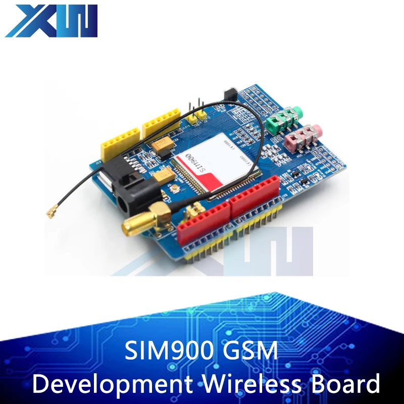 Imagem -02 - Desenvolvimento Board Kit Módulo para Arduino Sim900 850 Mhz 900 Mhz 1800 Mhz 1900 Mhz Gprs Gsm