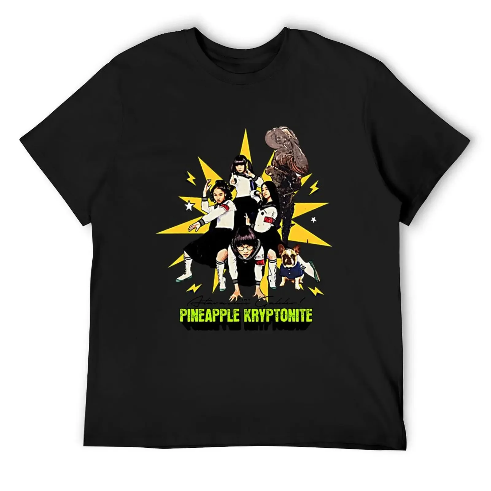 

Atarashii Gakko! Pineapple T-Shirt graphic t shirt vintage Man t-shirt Luxury man summer tops mens clothes